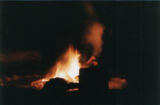 Soirée dans la brousse